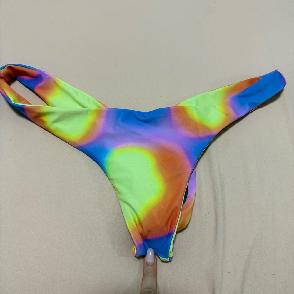 NWT* Moana Tie-Dye Scrunch Thong Bikini Bottom